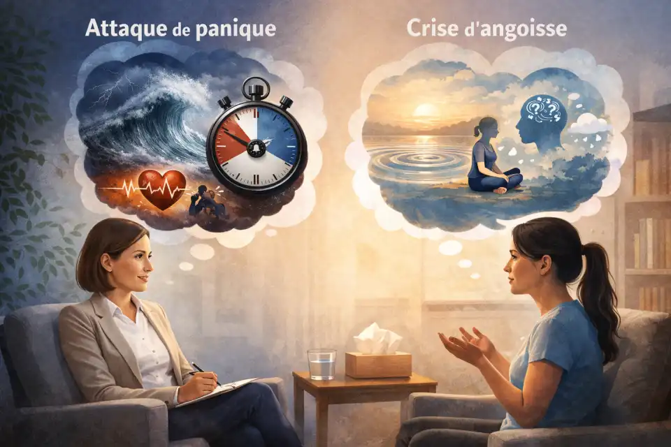 Attaque de panique ou crise d’angoisse