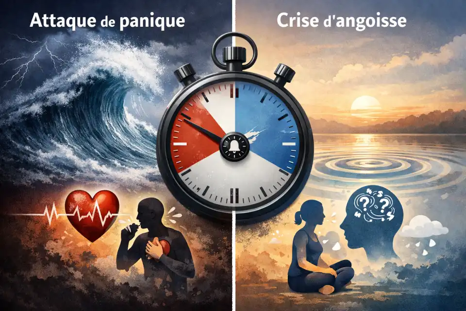 Attaque de panique ou crise d’angoisse